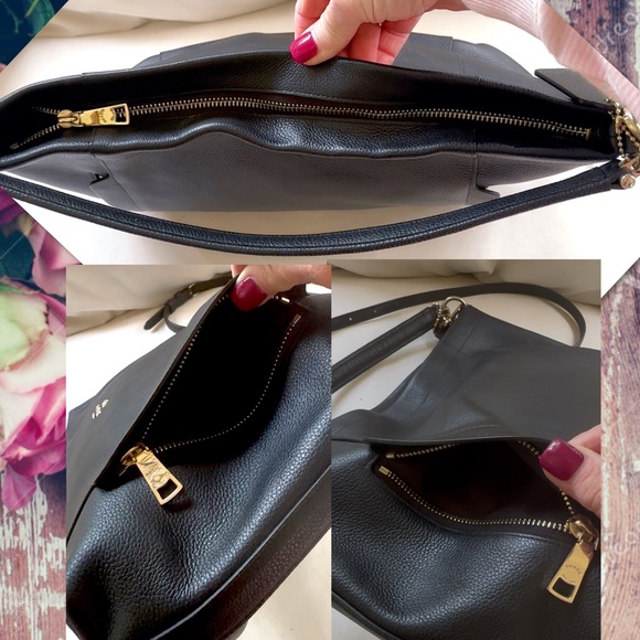 Coach Black Pebbled Leather Hobo Bag - Picture 5 of 15